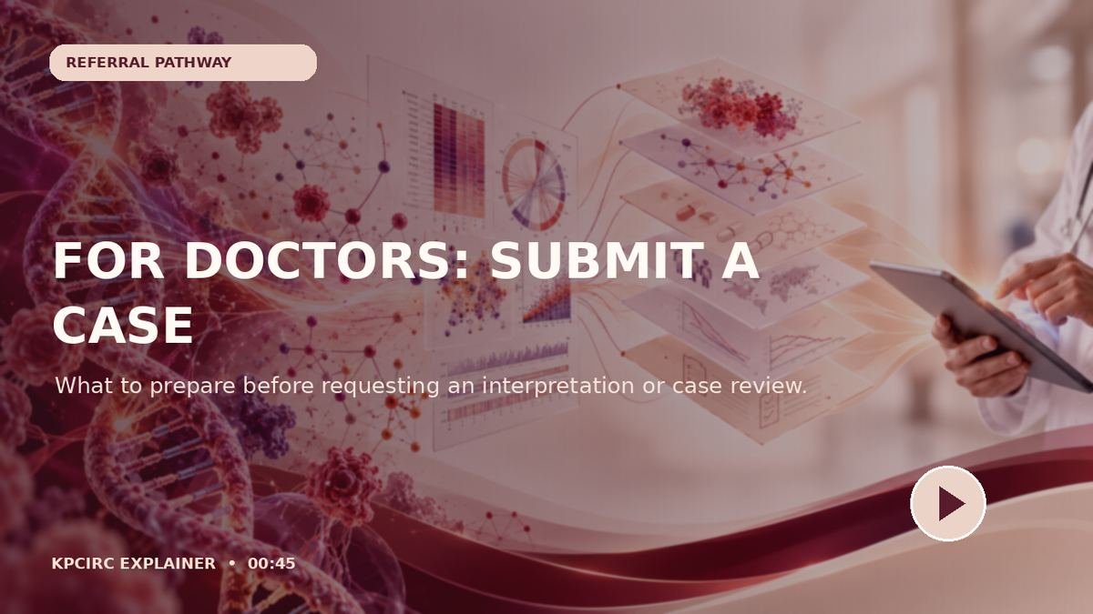 For doctors: preparing a case submission: planned explainer cover
